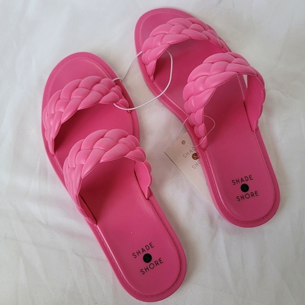 Shade & Shore Reign Braided Jelly Sandals